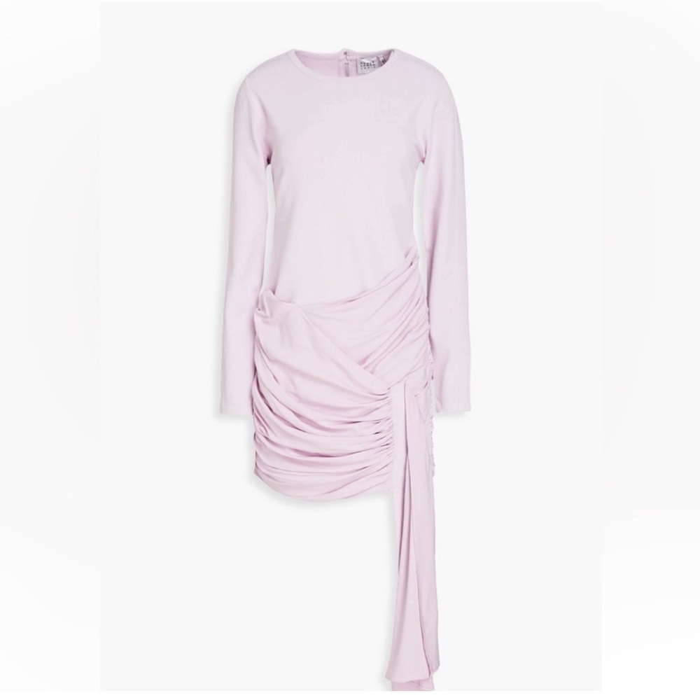 Herve Leger draped ruched mini dress